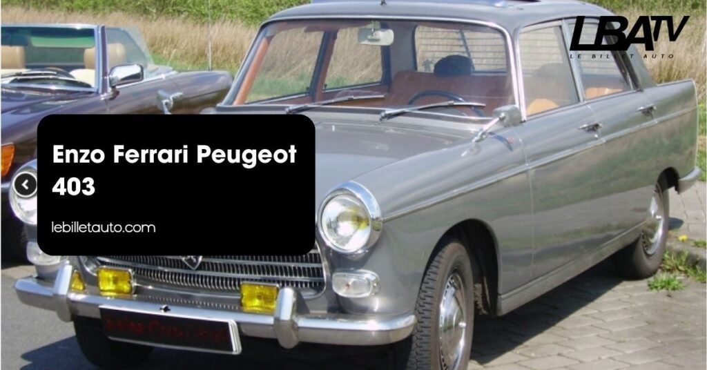 Enzo Ferrari Peugeot 403