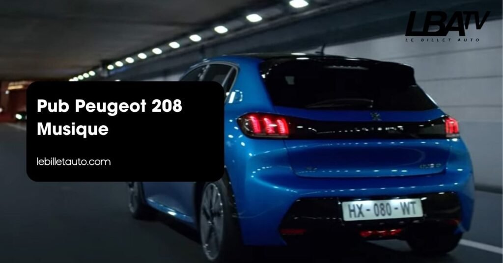 Pub Peugeot 208 Musique