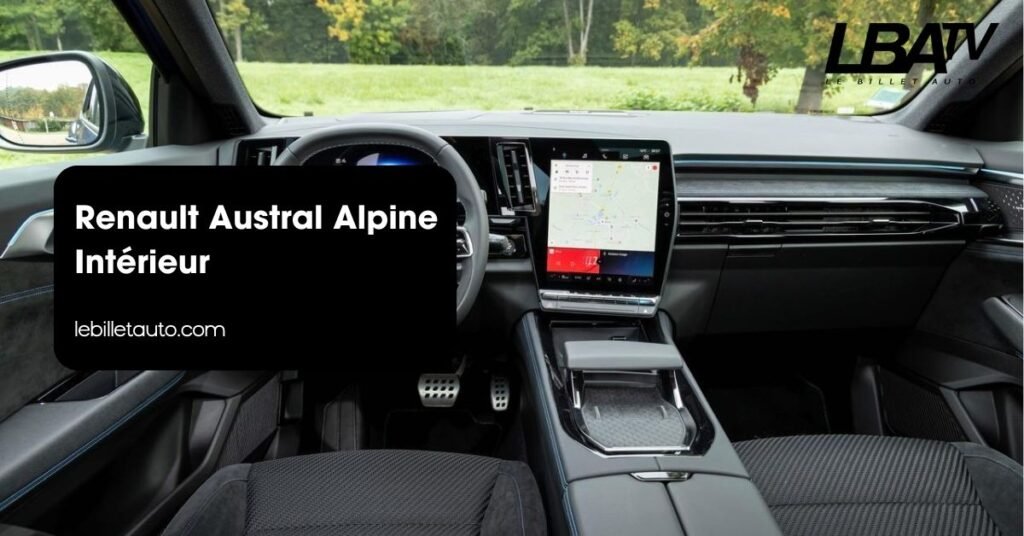 Renault Austral Alpine intérieur