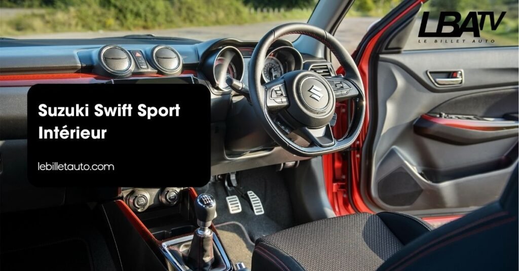 Suzuki Swift Sport Intérieur